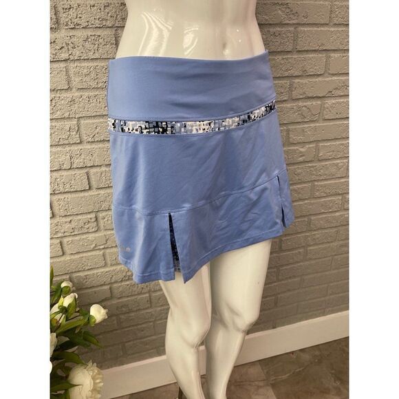 Bolle Blue Pleated Gulf Tennis Athletic Skort Size L - Picture 6 of 8